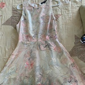 Pastel floral print dress